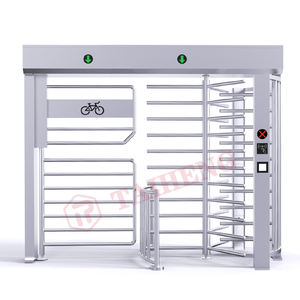 더블 레인 전체 높이 RFID 카드 액세스 제어 시스템 스윙 배리어 개찰구 강화 보안 휠체어 사용자 사람들 - Product Image 3