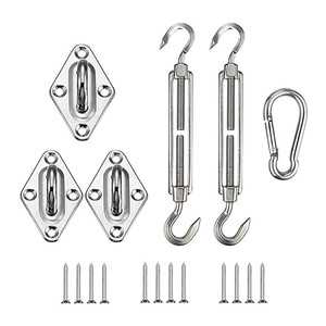 ชุดอุปกรณ์ยึดมุมผ้าใบกันแดด Eda Stainless Steel 304 รุ่น M5 M6 M8 สำหรับกันแดดกลางแจ้ง - Product Image 3