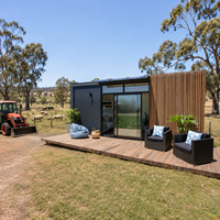Proyecto de Vivienda Agrícola con Casa Contenedor Expandible de 20 pies, Diseño Prefabricado de Acero para Aplicaciones de Residencia en Granjas