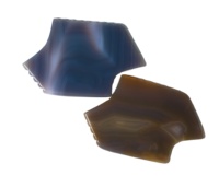 Masseur facial Gua Sha et rouleau de jade pour le cou avec cristal de poudre naturelle et support en alliage de zinc