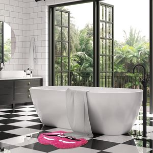 Tapis de forme personnalisé, moelleux, lavable en <span class=keywords><strong>machine</strong></span>, absorbant, tissé, tapis de sol épais, décoration de chambre à coucher, tapis de porte - Product Image 6