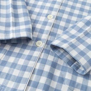 Pijamas Personalizados Transpirables de Algodón Cepillado, Ropa de Dormir para <span class=keywords><strong>Mujer</strong></span> y Hombre, Conjunto para Parejas, Buena Calidad, Sin Costuras Laterales, Otoño <span class=keywords><strong>Invierno</strong></span> - Product Image 3