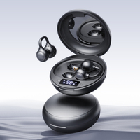 Auriculares Inalámbricos con Clip para Oreja OEM ODM M156, BT 6.0, Hi-Fi Estéreo, Pantalla Digital, 28H, ENC, IPX4, Resistentes al Agua, Control Táctil, Venta al Por Mayor