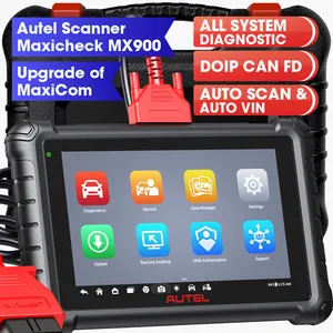 شاشة Autel MaxiCheck MX900 OBD2 عالية القوة لجميع أنظمة الخدمات المتقدمة مجهزة ببروتوكولات DOIP CAN FD لتشخيص أعطال السيارات
