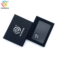 Individuelle Lasergravur Logo Luxus Edelstahl NFC-Chip RFID Wasserdichte Hotel-Mitgliedschafts-Visitenkarten