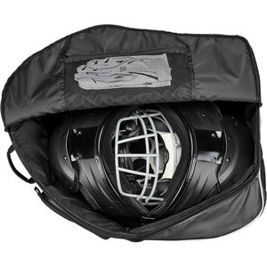 Sac à dos de football professionnel noir personnalisé, accessoires extérieurs pour le rangement de l'équipement du joueur - Product Image 4