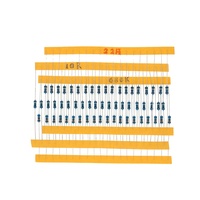 0.25W 30 Jenis 1/4W Resistansi 1% Resistor Film Logam Kit Aneka Ragam Masing-masing 20 Total 600 Buah 47/220ohm/1K/10K/47K/68K/100K/220K/1M G27