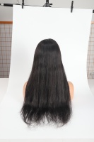 Perruque Lace Front HD en Cheveux Humains Vierges Vietnamiens Personnalisée, Densité 180%, Cuticules Alignées, Sans Colle, Lisse Naturel