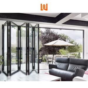Porte pliante robuste en alliage d'aluminium anti-ouragan résistant aux chocs étanche construit pour les maisons côtières porte pliante - Product Image 3