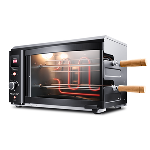 30L Display digitale elettrico tostapane forno <span class=keywords><strong>Grill</strong></span> e Barbecue per uso domestico con funzione calda alloggiamento in metallo resistente - Product Image 2