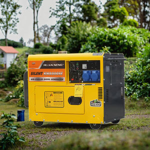 無声電気ディーゼル発電機5KW 10KW 220V定格電圧60HZ周波数ポータブル三相ブラシレス2KW - Product Image 3