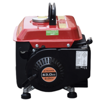 CE und GS 2-Takt 650 Watt 720W 1E45 2PS 63cc Kleiner Tragbarer Mini-Benzingenerator für Camping 950