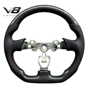 Volant en fibre de carbone véritable V8carbon pour <span class=keywords><strong>DB7</strong></span> Coupé Vantage, accessoires de voiture, pièces automobiles, modification, style sport racing, personnalisé - Product Image 1