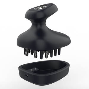 Cepillo <span class=keywords><strong>El</strong></span>éctrico Inteligente para Masaje <span class=keywords><strong>de</strong></span> Cabeza, Mango <span class=keywords><strong>de</strong></span> Silicona, Cepillo para Champú, Masajeador <span class=keywords><strong>de</strong></span> <span class=keywords><strong>Cuero</strong></span> <span class=keywords><strong>Cabelludo</strong></span>, Máquina <span class=keywords><strong>de</strong></span> Masaje Capilar - Product Image 3