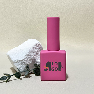 Vente en gros de flacons de vernis à ongles en gel UV transparent blanc rose nude de 7 ml et 12 ml avec logo personnalisé imprimé - Product Image 2