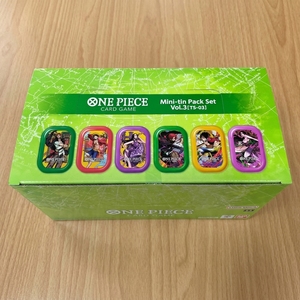 Coffret de cartes à collectionner One Piece exclusif Asie, <span class=keywords><strong>mini</strong></span>-boîte métallique Vol.3, anime Luffy Shanks <span class=keywords><strong>Boa</strong></span> <span class=keywords><strong>Hancock</strong></span> TCG, boîte de rangement en métal - Product Image 1