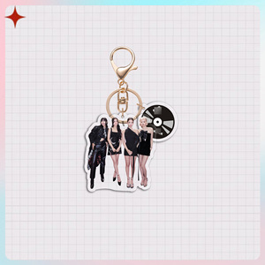 Porte-clés en acrylique style dessin animé Kpop en gros : SK, BP, <span class=keywords><strong>Gidle</strong></span>, TW, IVE – Pendentif lumineux - Product Image 5