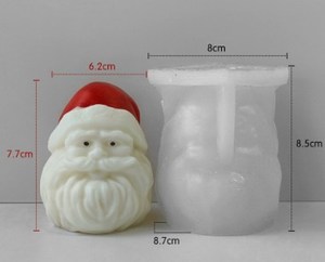 New Design Christmas <strong>Pine</strong> Tree <strong>Candle</strong> Silicone Molds Santa Claus Elk Gingerbread Man Snowman <strong>Candle</strong> Mold for <strong>Candle</strong> Making - Product Image 6