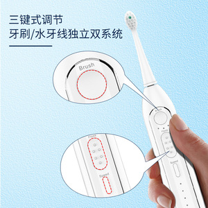 Hydropulseur Électrique Portable 200 ml, Réservoir Amovible, Étanche IPX7, 3 Niveaux de Pression, Recharge Type C - Product Image 1