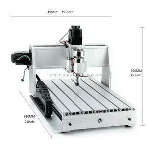 3D Mini Hobby DIY CNC router CNC de la máquina de 3040 a 800W 4 ejes enrutador de madera PCB máquina de talla