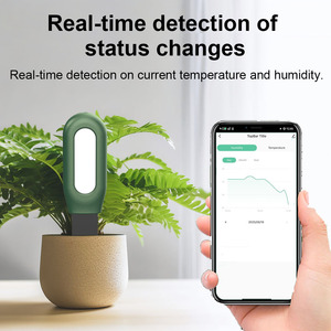 Tuya Smart para Sensor de humedad del suelo, medidor de temperatura y humedad, higrómetro, soporte de garaje para exteriores, asistente para el hogar - Product Image 4
