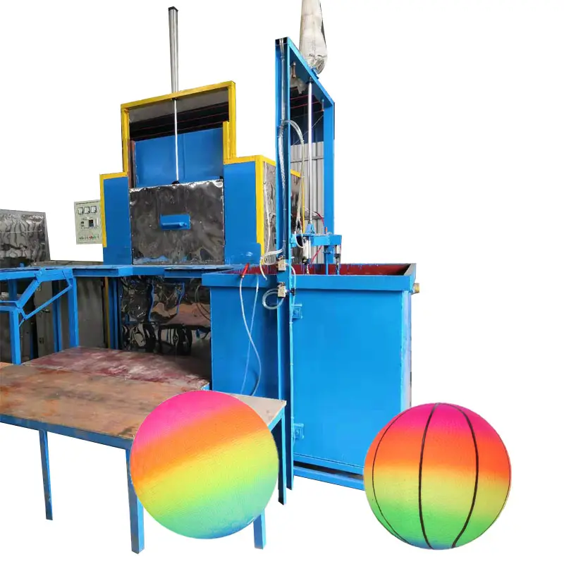 Máquina de moldeo rotacional de plástico de reputación confiable máquina rotacional de juguete de pelota de PVC