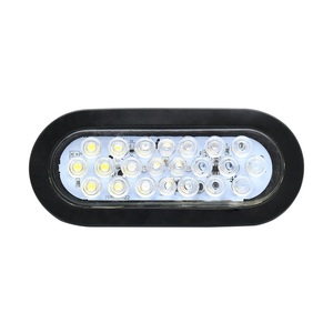 Feux arrière de camion ovales en état neuf, systèmes d'éclairage automobile, feux arrière de remorque - Product Image 4