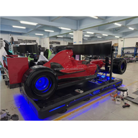 Simulateur de course VR 9D en intérieur, 3 écrans, jeux de course pour la maison ou l'école, jeux d'arcade amusants