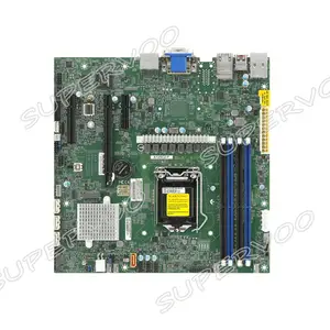 マザーボードMBD-X12SCZ-FシングルソケットLGA-1200 W480E microATX Embedded vPro AMT IPMI