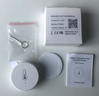 Thermomètre numérique intelligent sans fil Tuya Hygromètre Zigbee 3.0 Thermomètres à capteur de température et d'humidité