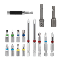 Jeu d'embouts de tournevis professionnel avec barre d'extension d'embout et adaptateur et ensemble d'outils de douille de tournevis d'écrou