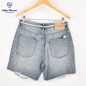 OEM/ODM nuovi pantaloncini da <span class=keywords><strong>uomo</strong></span> <span class=keywords><strong>Jeans</strong></span> strappati Vintage lavati azzurri da <span class=keywords><strong>uomo</strong></span> <span class=keywords><strong>Jeans</strong></span> <span class=keywords><strong>corti</strong></span> estivi con presa - Product Image 5