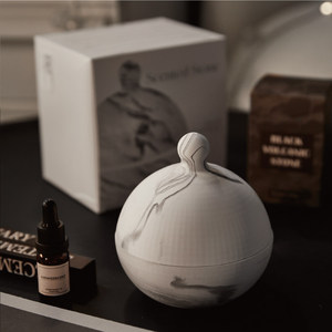 صندوق هدايا عطري من الجبس الخالي من اللهب، على شكل حجر، يدوم طويلاً، للزيوت العطرية، للاستخدام المنزلي الداخلي للنساء، صنع في البر الرئيسي - Product Image 2