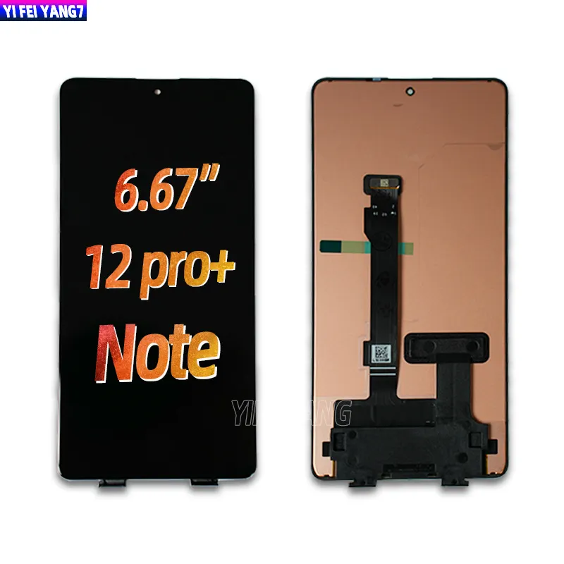 100% A OLED LCD écran tactile numériseur pour Xiaomi Redmi Note 12 Pro Plus, 6.67 ", 22101316UCP, 22101316C
