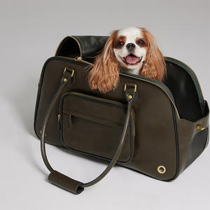 Moda lüks klas deri Pet taşıma çantası çanta 8kg küçük ölçekli köpekler kediler için evcil hayvan taşıyıcı torba - Product Image 5