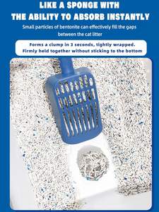 Arena libre de polvo para gatos, arena para gatos con forma de bola, arena para gatos Bentonita aglomerante - Product Image 4