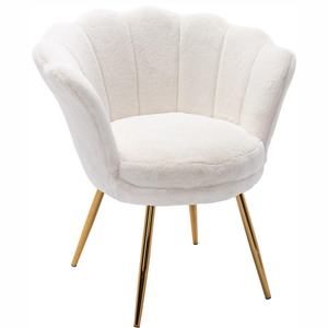 2023 hôtel de luxe blanc salon <span class=keywords><strong>petit</strong></span> <span class=keywords><strong>fauteuil</strong></span> pour chambre en attente pivotant facile nordique chaise en peluche tissu moderne teddy canapé chaise - Product Image 4