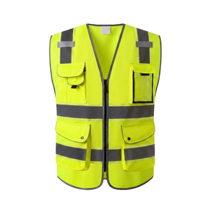 Chaleco de Trabajo Antiestático de Malla Reflectante de Poliéster de Alta Calidad Directo de Fábrica, Certificado CE, Logotipo Personalizado, Precios B2B - Product Image 1