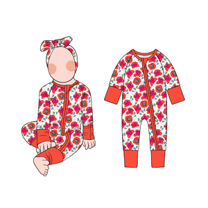 Pagliaccetto per bambini con cerniera in tessuto elastico e resistente promozionale di buona qualità - Product Image 3