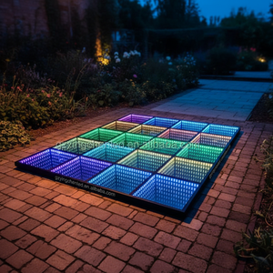 Piso de Baile LED 3D de Venta Caliente, Luces de Proyección RGB Inalámbricas Magnéticas, Ambiente de <span class=keywords><strong>DJ</strong></span>, Fiesta de Bodas, Control DMX512 - Product Image 2