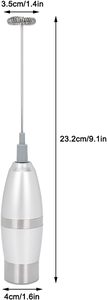 Batteur électrique haute vitesse pour <span class=keywords><strong>mousse</strong></span> <span class=keywords><strong>de</strong></span> <span class=keywords><strong>lait</strong></span> et fouettage, idéal pour les smoothies, les lattes et les desserts - Product Image 5