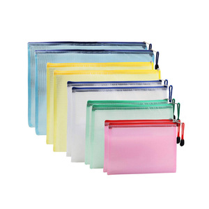 Factory Price Custom Plastic Poly Zip Lock Envelope File Folder A4 Holder Bag