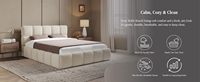 Cadre de lit rembourré à volants, tête de lit haute moderne italienne, velours personnalisé, taille King Queen, mobilier de chambre OEM