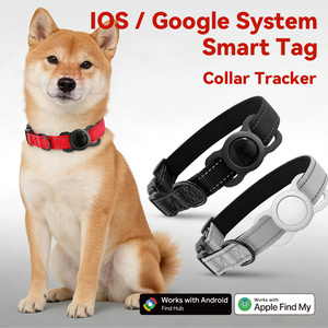 Localizador Inteligente Dual AirTag para Llaves, Compatible con <span class=keywords><strong>Apple</strong></span> Find My y Google Find Hub, Sin Cuota Mensual, Rastreo Mundial, con Collar y Funda de Silicona - Product Image 1