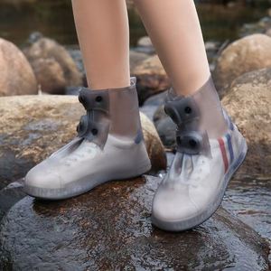 Couvre-chaussures imperméables en TPE et silicone antidérapants et résistants à l'usure pour hommes et femmes, toutes saisons, pour le voyage - Product Image 1