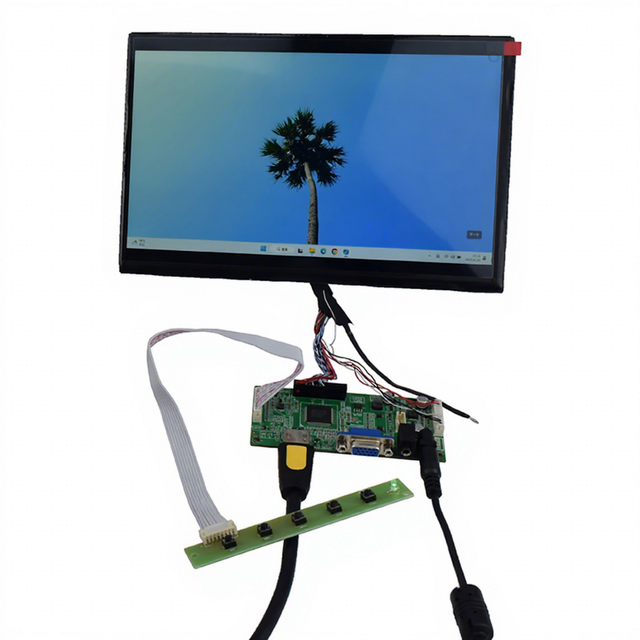 Tianma TM Series TM101JDHP03 10.1" 1280x800 WXGA Resolution LVDS Interface Wide Industrial TFT LCD Display Full Kit Driver Board