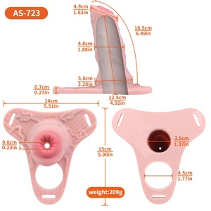 ANOSX Beast Penis Chastity Pants SM Abstinence Training Chastity Lock Anti-ejaculation Male Chastity Lock Device Adult Sex <b>Toys</b> - Product Image 5