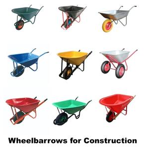 Arabie Saoudite WB6400S/WB6406 Chariot de jardin en plastique et métal avec plateau en plastique pour matériaux de construction - Product Image 3