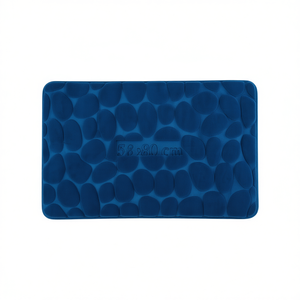 Tapis de bain en mousse microfibre 50x80 cm antidérapant pour sol de salle de bain - Product Image 3