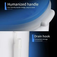 Machine à laver en plastique semi-automatique à deux cylindres de 3.6 kg avec sèche-linge Mini machine à laver domestique pour bébés et enfants